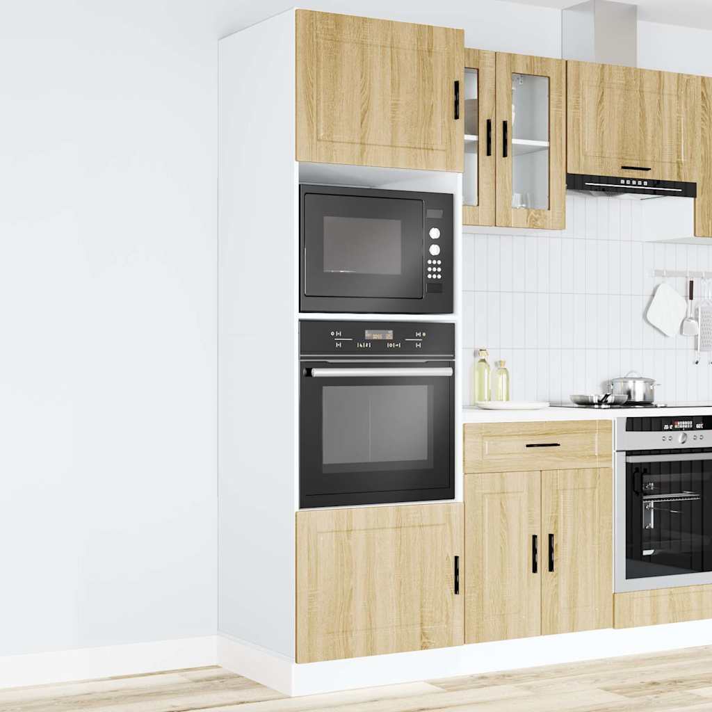 Armoires de four 2 pcs Porto chêne sonoma bois d'ingénierie - XIOS