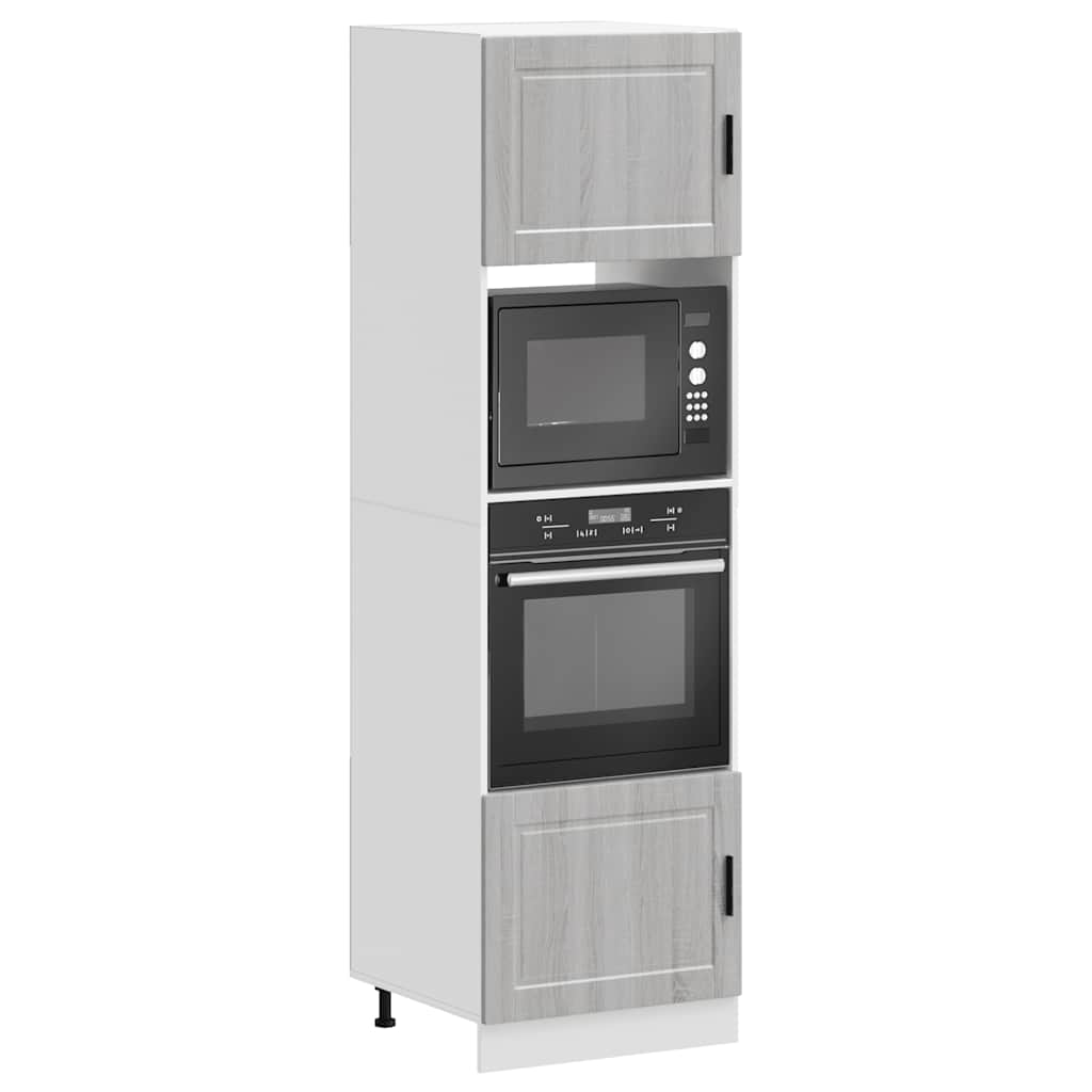 Armoires de four 2 pcs Porto sonoma gris bois d'ingénierie - XIOS