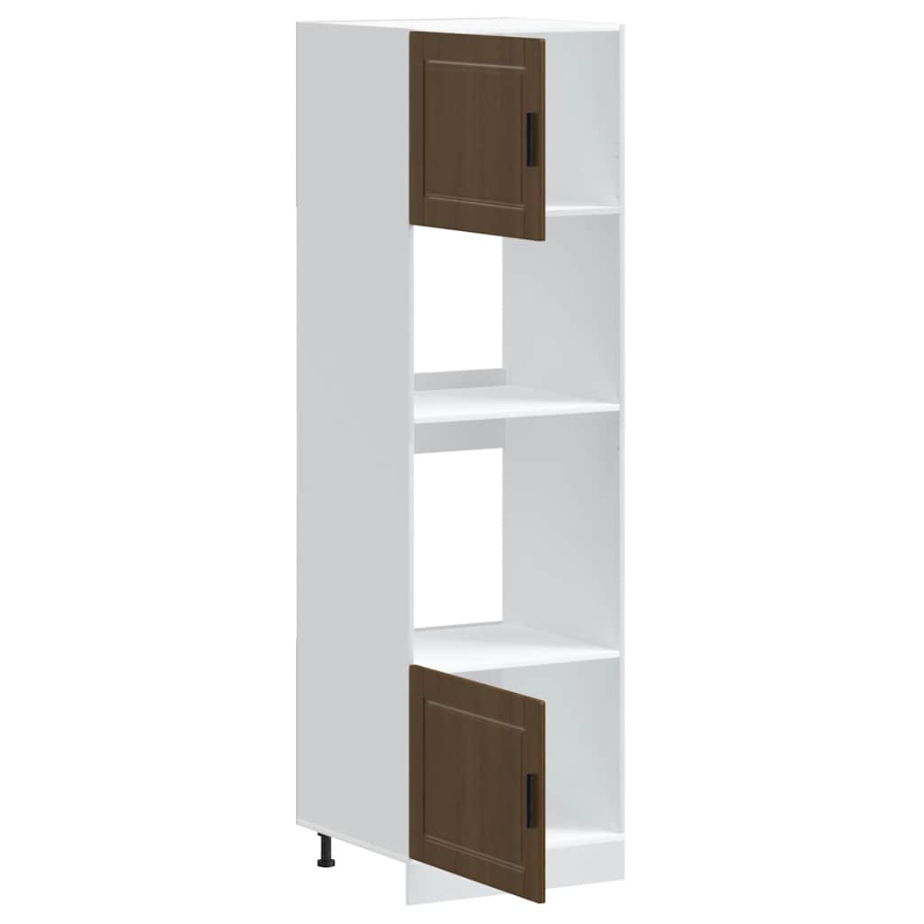 Armoires de four 2 pcs Porto chêne marron bois d'ingénierie - XIOS