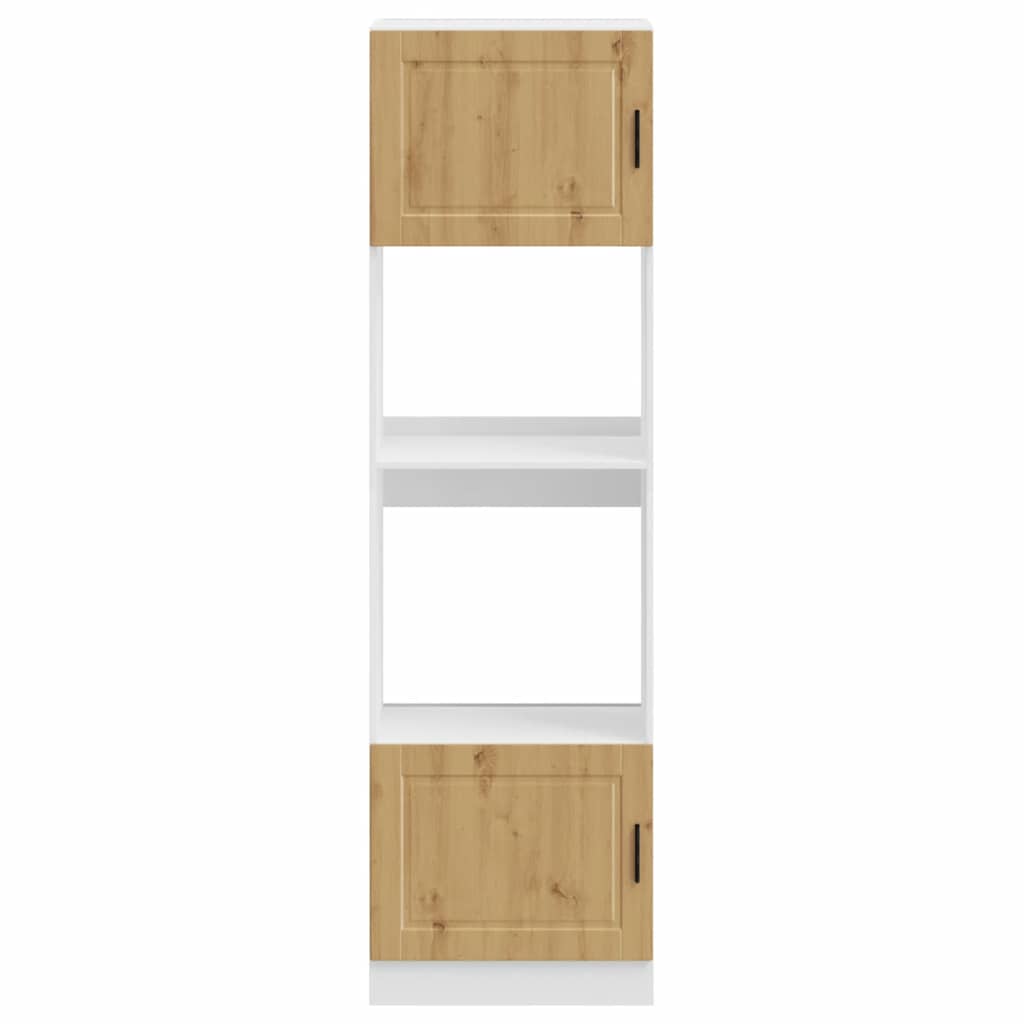 Armoires de four 2 pcs Porto chêne artisanal bois d'ingénierie - XIOS