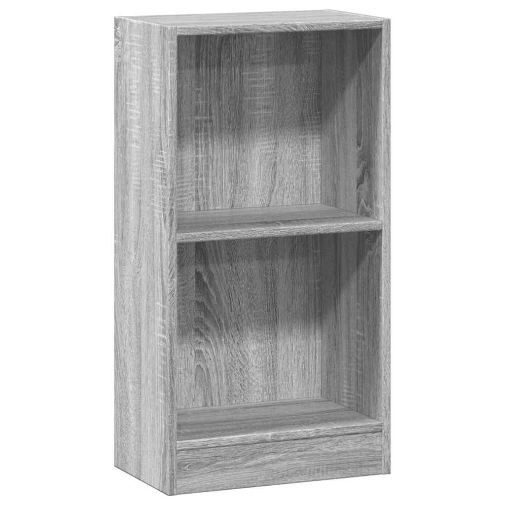 Bibliothèque sonoma gris 40x24x76 cm bois d'ingénierie - XIOS