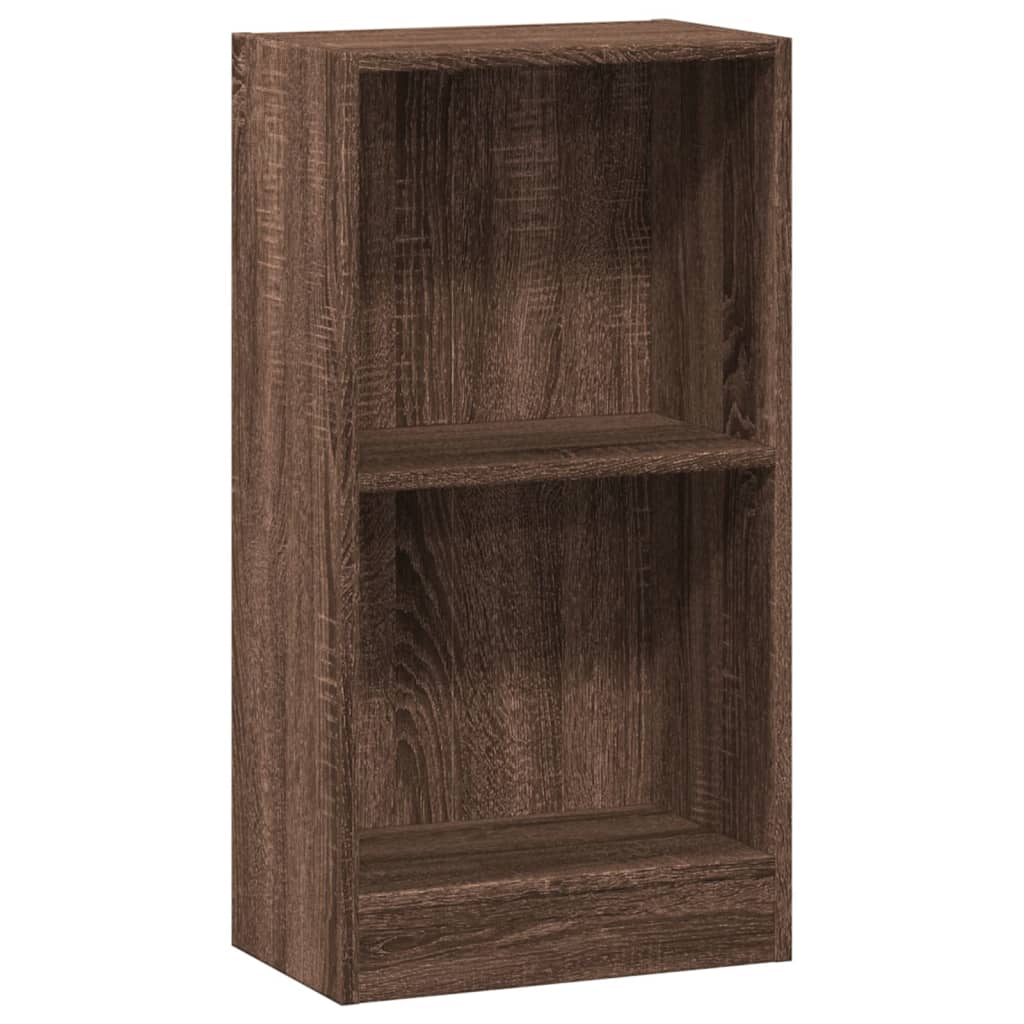 Bibliothèque chêne marron 40x24x76 cm bois d'ingénierie - XIOS