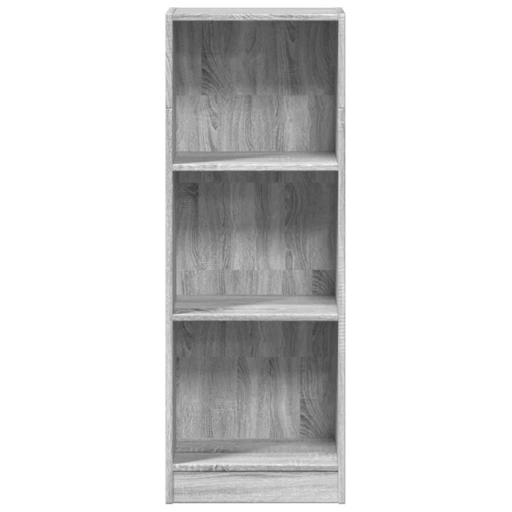 Bibliothèque sonoma gris 40x24x109 cm bois d'ingénierie - XIOS