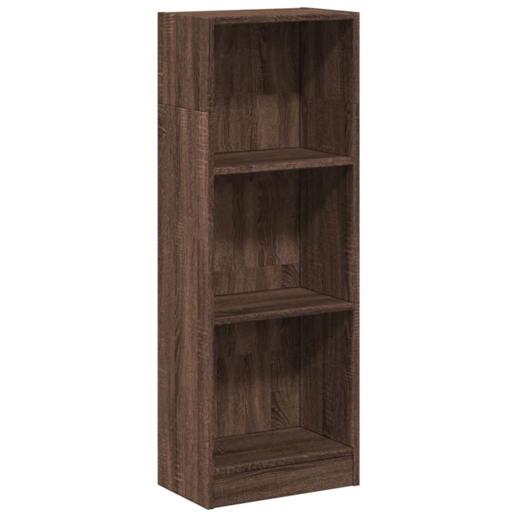 Bibliothèque chêne marron 40x24x109 cm bois d'ingénierie - XIOS