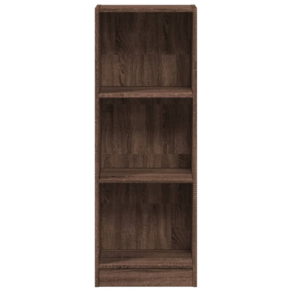 Bibliothèque chêne marron 40x24x109 cm bois d'ingénierie - XIOS