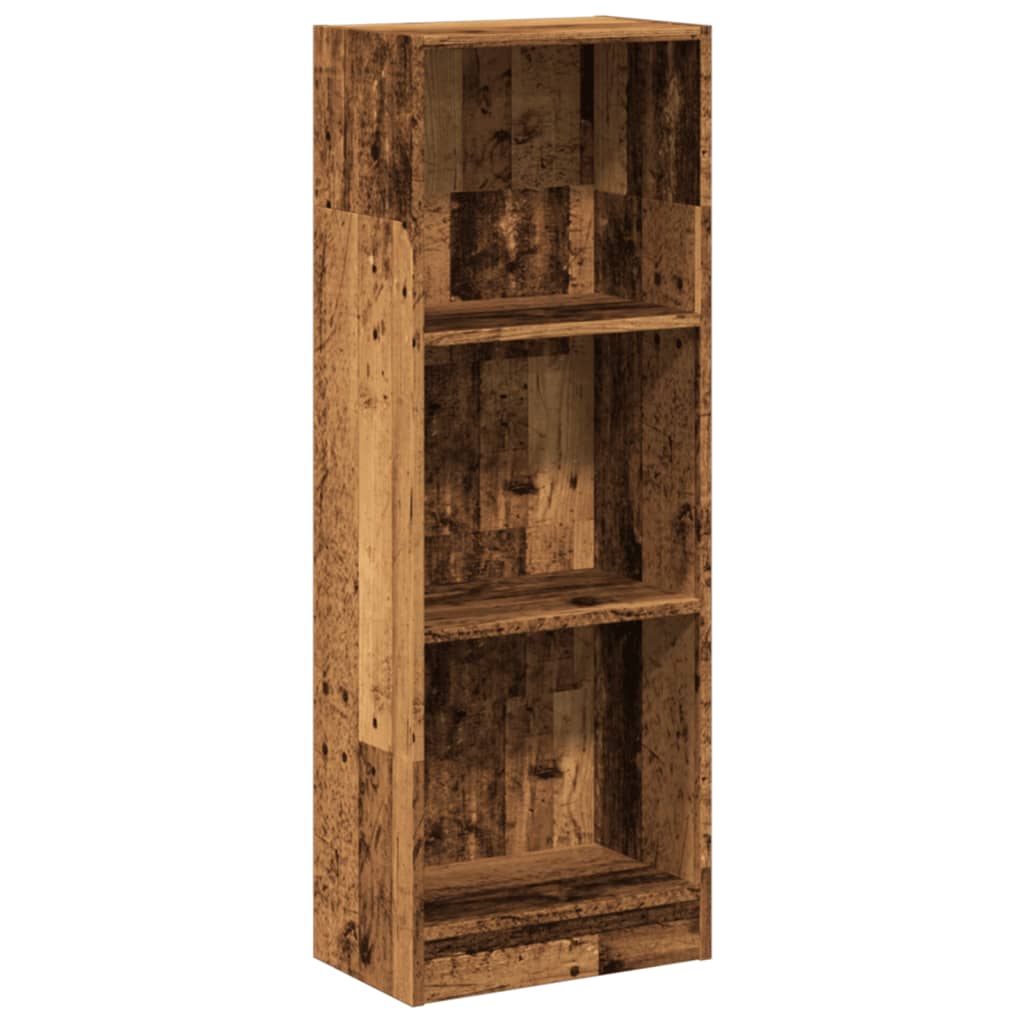 Bibliothèque vieux bois 40x24x109 cm bois d'ingénierie - XIOS