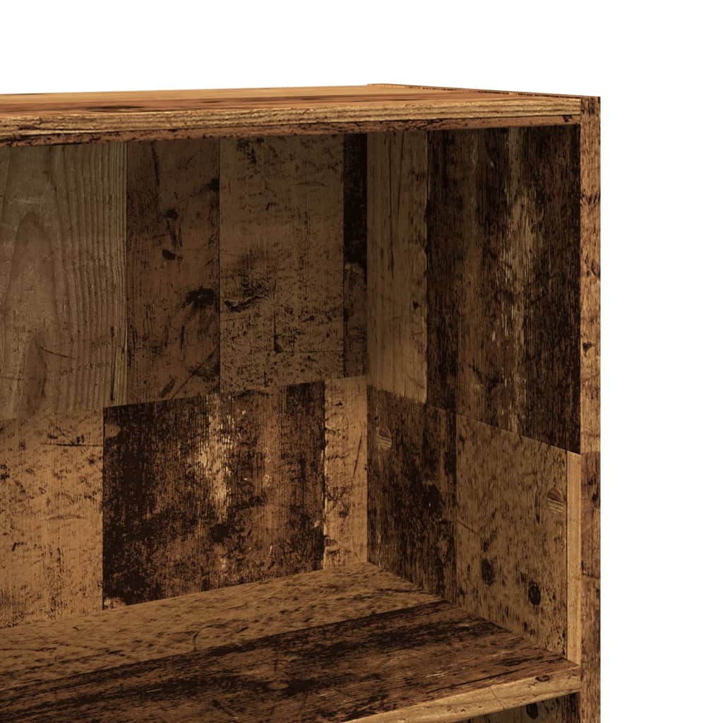 Bibliothèque vieux bois 40x24x109 cm bois d'ingénierie - XIOS