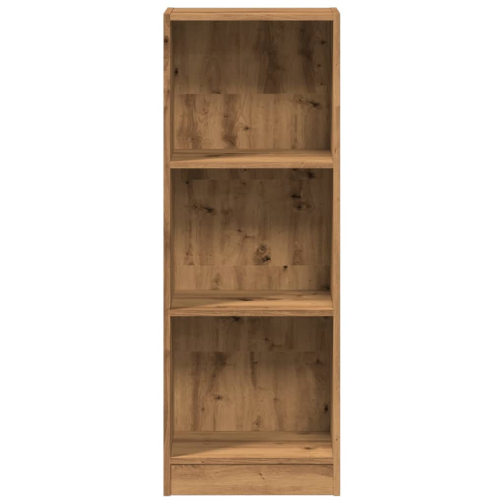 Bibliothèque chêne artisanal 40x24x109 cm bois d'ingénierie - XIOS