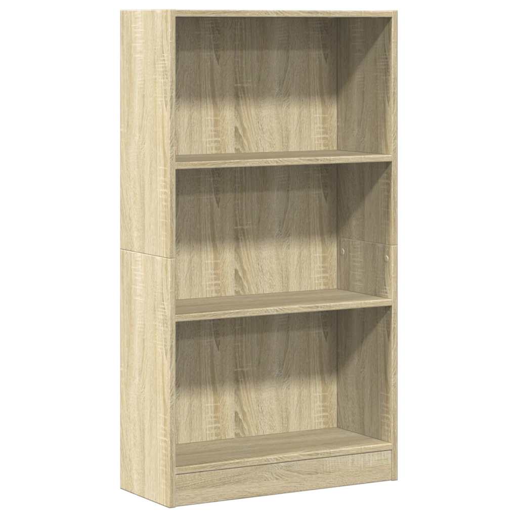 Bibliothèque chêne sonoma 60x24x109 cm bois d'ingénierie - XIOS