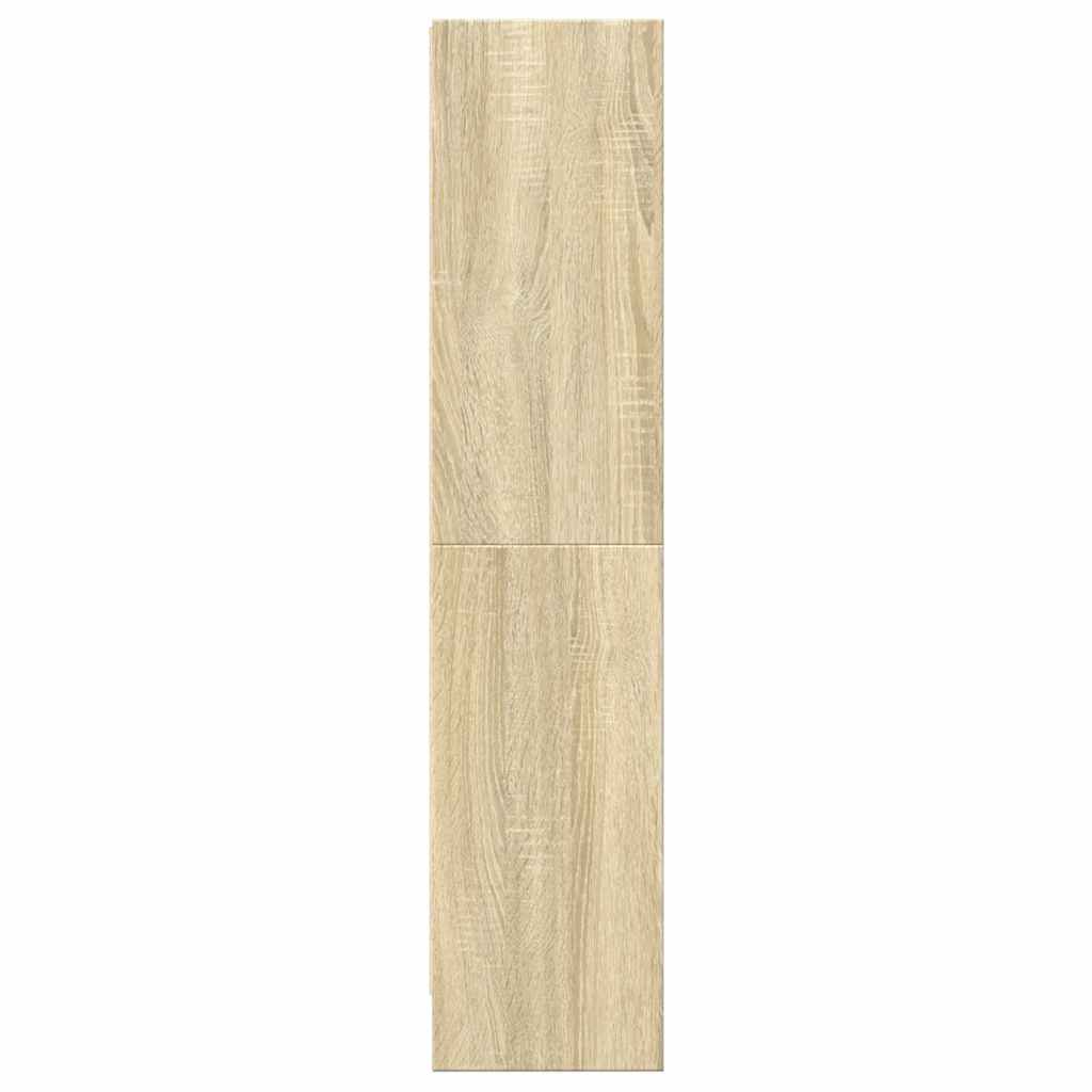 Bibliothèque chêne sonoma 60x24x109 cm bois d'ingénierie - XIOS