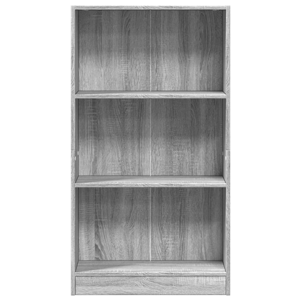 Bibliothèque sonoma gris 60x24x109 cm bois d'ingénierie - XIOS