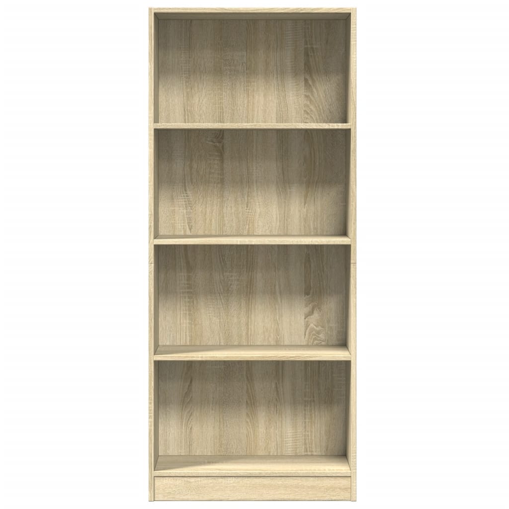 Bibliothèque chêne sonoma 60x24x143 cm bois d'ingénierie - XIOS