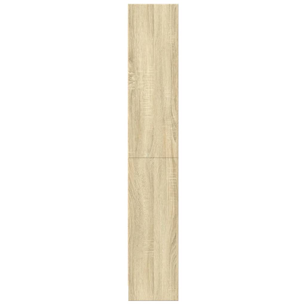 Bibliothèque chêne sonoma 60x24x143 cm bois d'ingénierie - XIOS