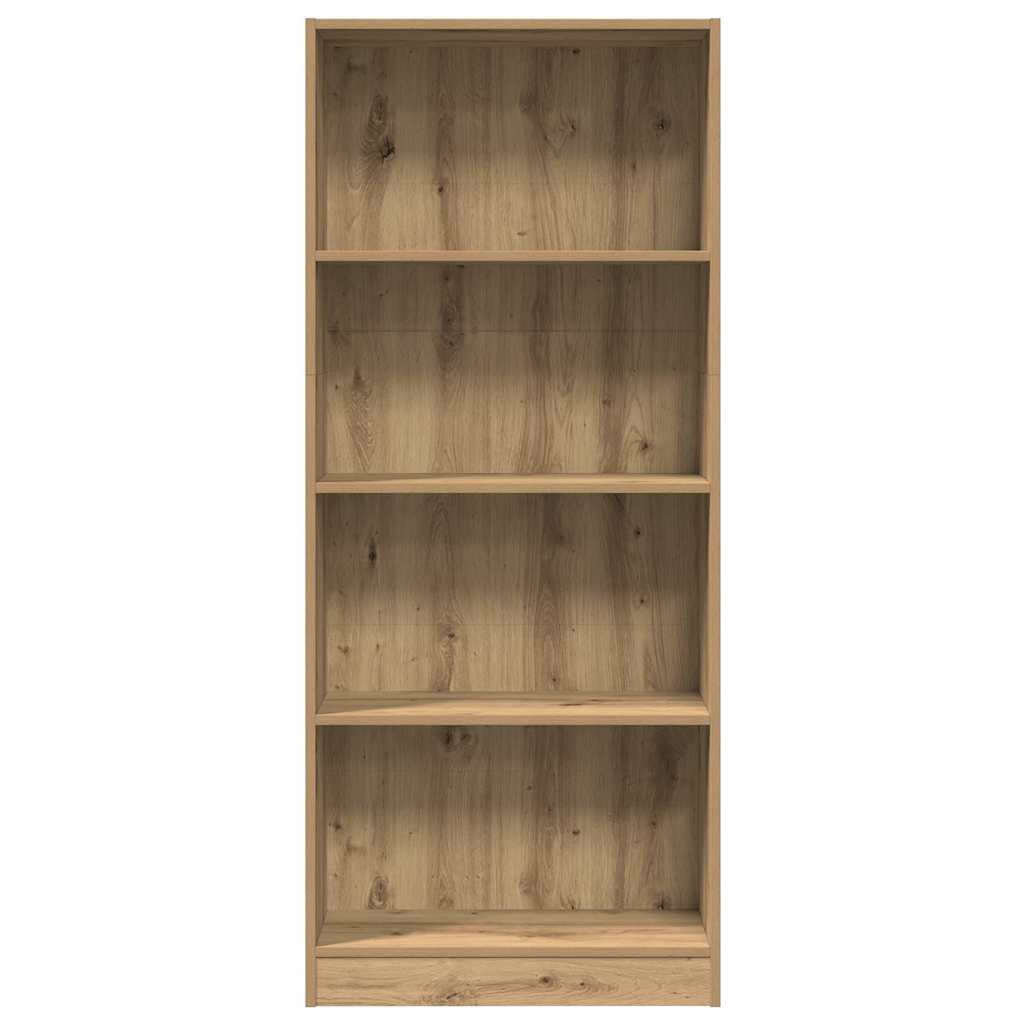 Bibliothèque chêne artisanal 60x24x143 cm bois d'ingénierie - XIOS