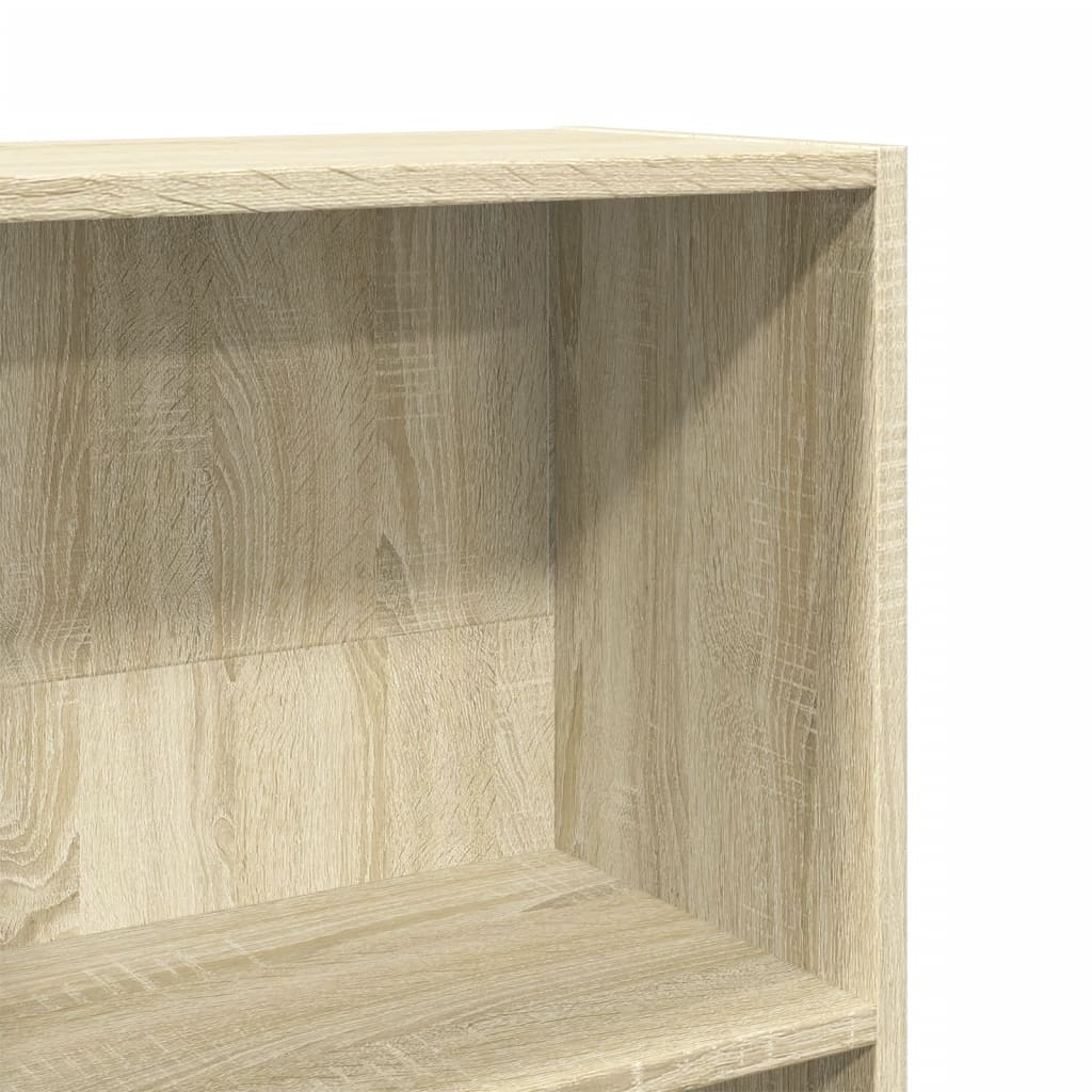 Bibliothèque chêne sonoma 60x24x176 cm bois d'ingénierie - XIOS