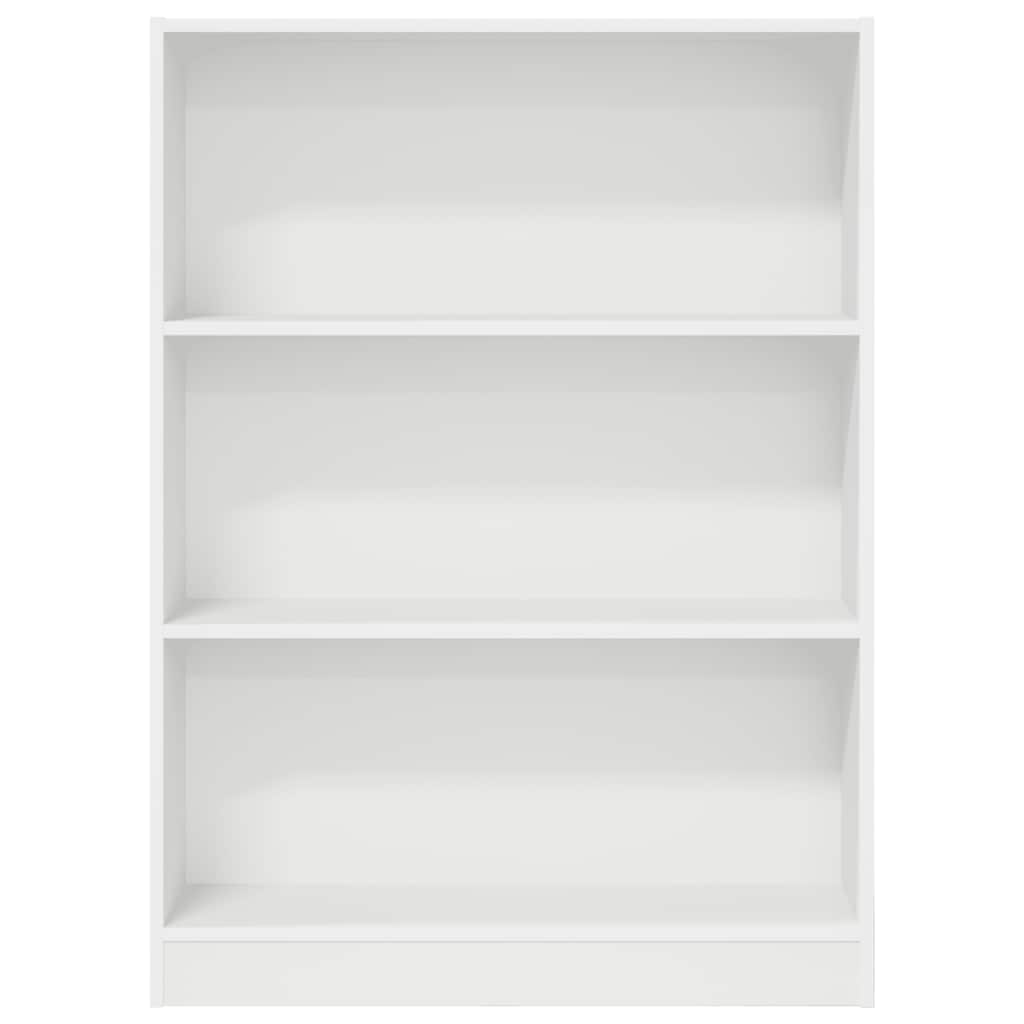 Bibliothèque blanc 80x24x109 cm bois d'ingénierie - XIOS
