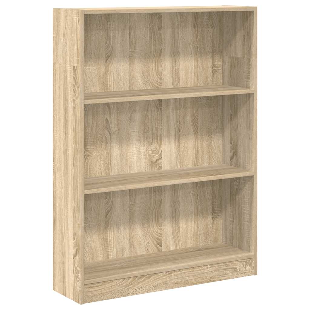 Bibliothèque chêne sonoma 80x24x109 cm bois d'ingénierie - XIOS