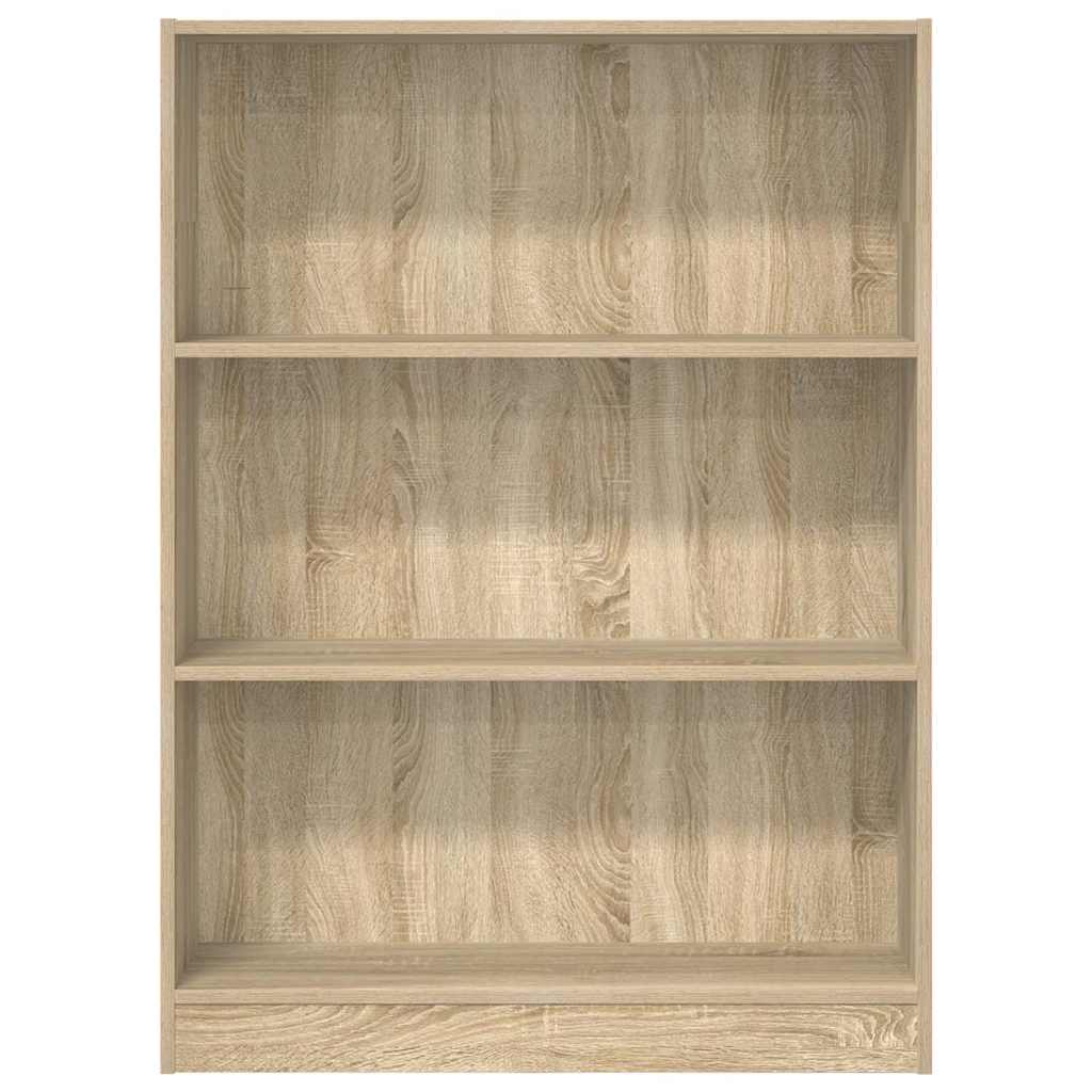 Bibliothèque chêne sonoma 80x24x109 cm bois d'ingénierie - XIOS
