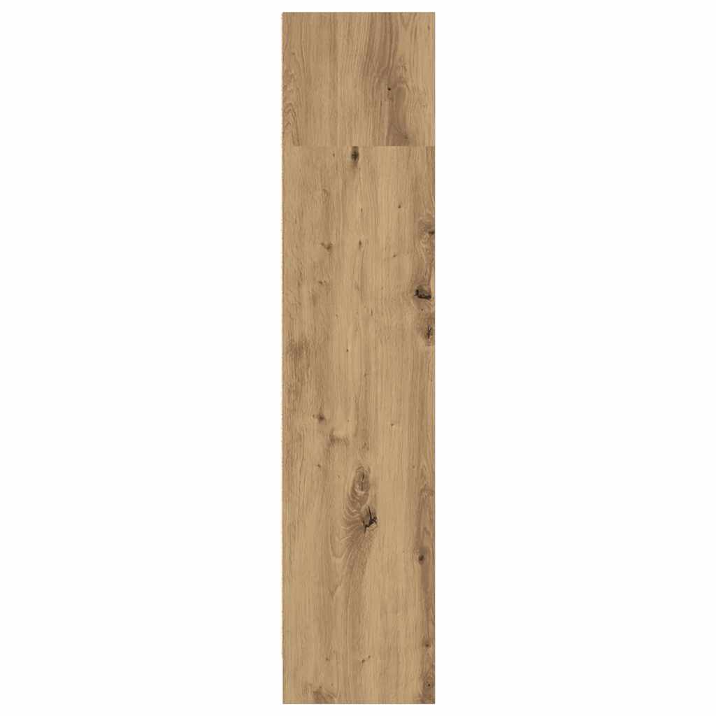 Bibliothèque chêne artisanal 80x24x109 cm bois d'ingénierie - XIOS