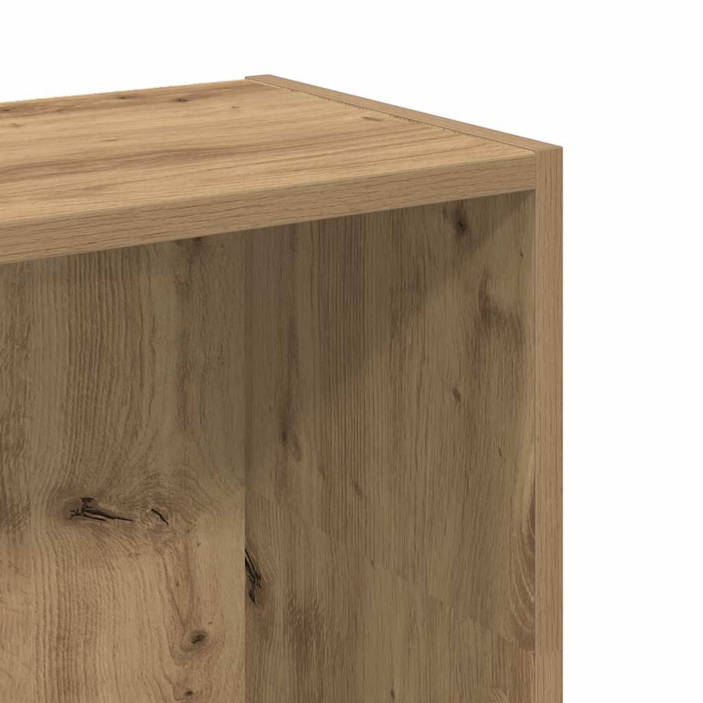 Bibliothèque chêne artisanal 80x24x109 cm bois d'ingénierie - XIOS