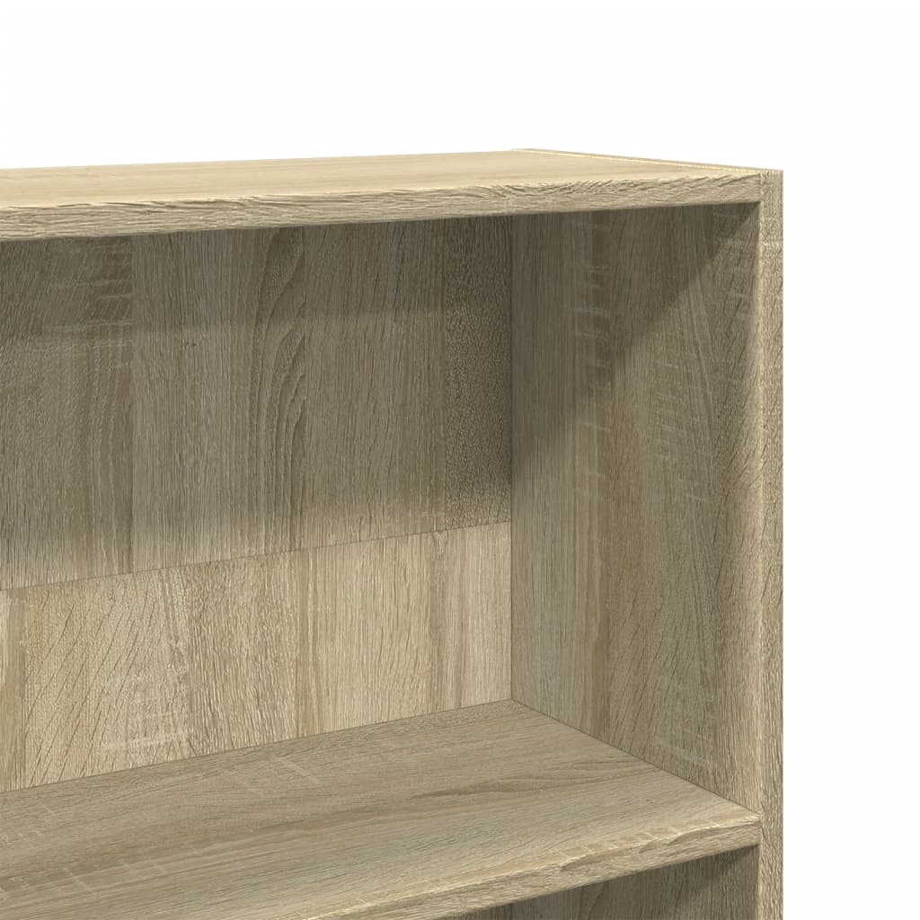 Bibliothèque chêne sonoma 80x24x143 cm bois d'ingénierie - XIOS