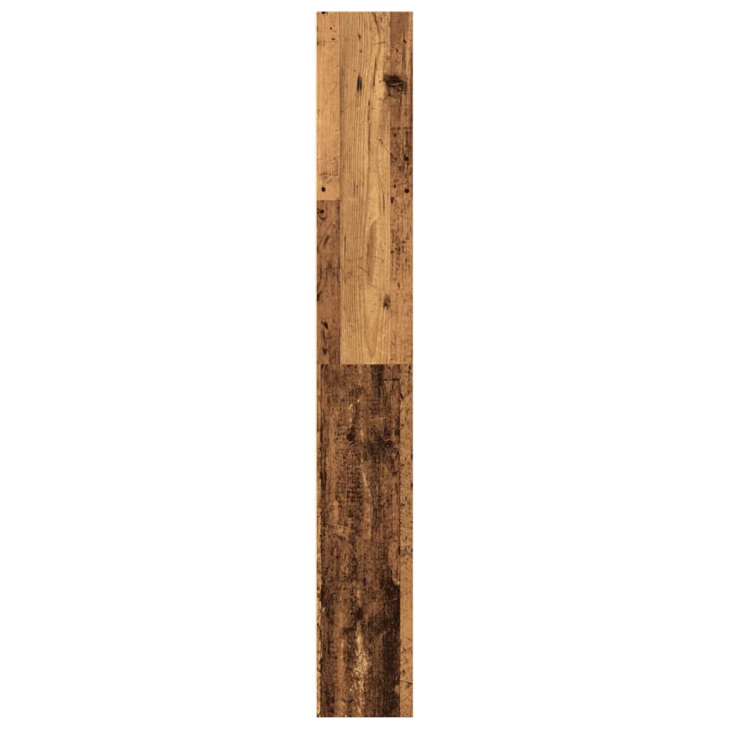 Bibliothèque vieux bois 80x24x176 cm bois d'ingénierie - XIOS