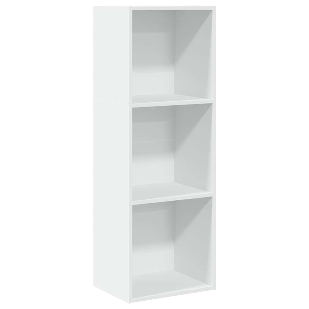 Bibliothèque blanc 40x30x114 cm bois d'ingénierie - XIOS