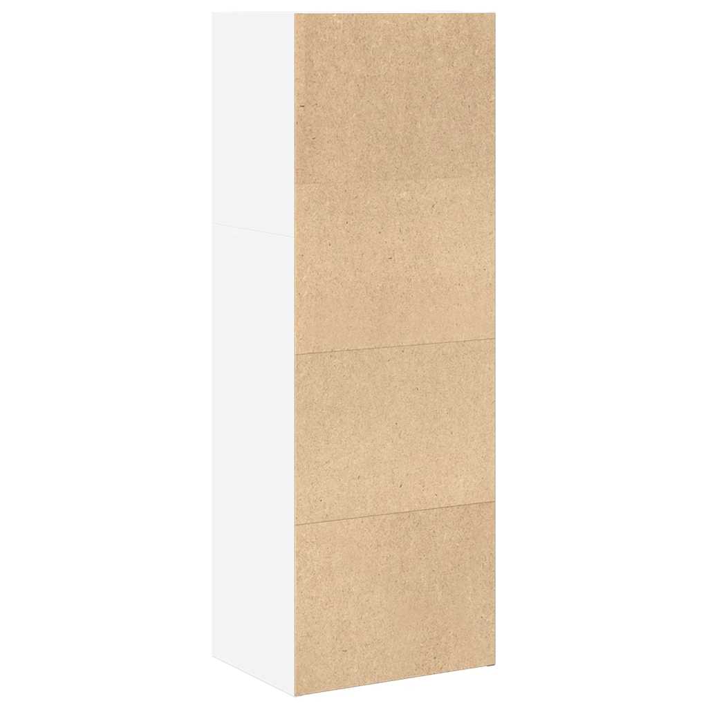Bibliothèque blanc 40x30x114 cm bois d'ingénierie - XIOS