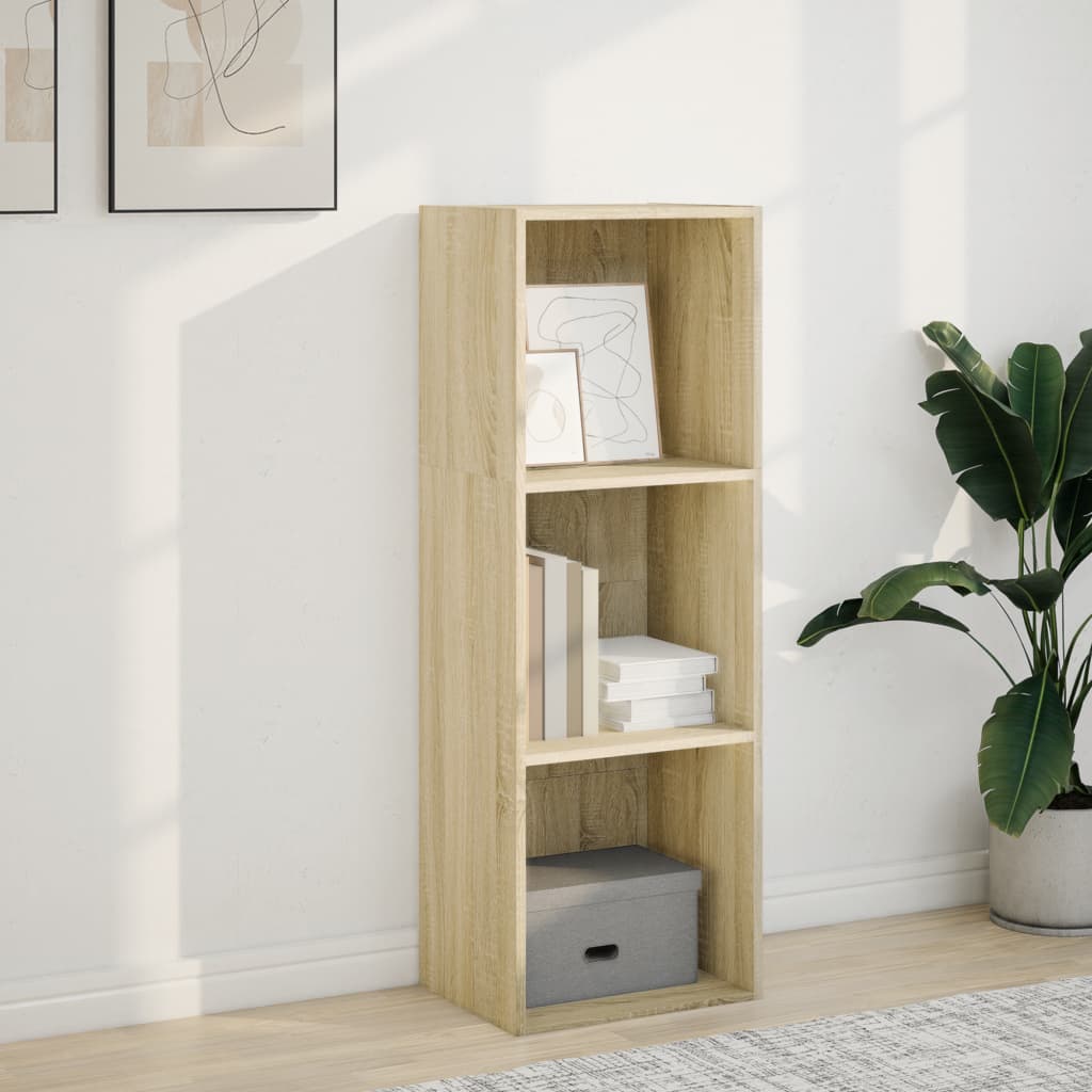 Bibliothèque chêne sonoma 40x30x114 cm bois d'ingénierie - XIOS