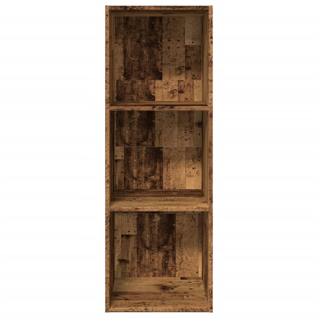 Bibliothèque vieux bois 40x30x114 cm bois d'ingénierie - XIOS