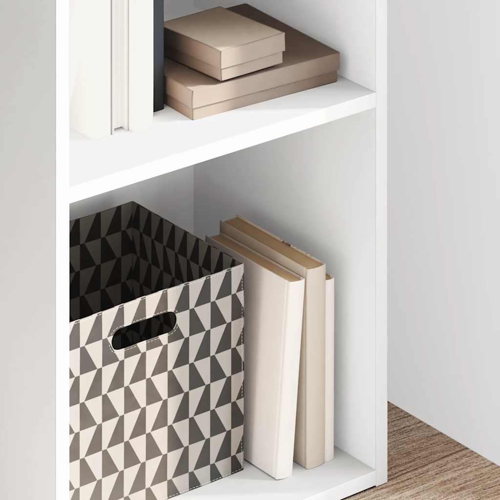 Bibliothèque blanc 40x30x152 cm bois d'ingénierie - XIOS