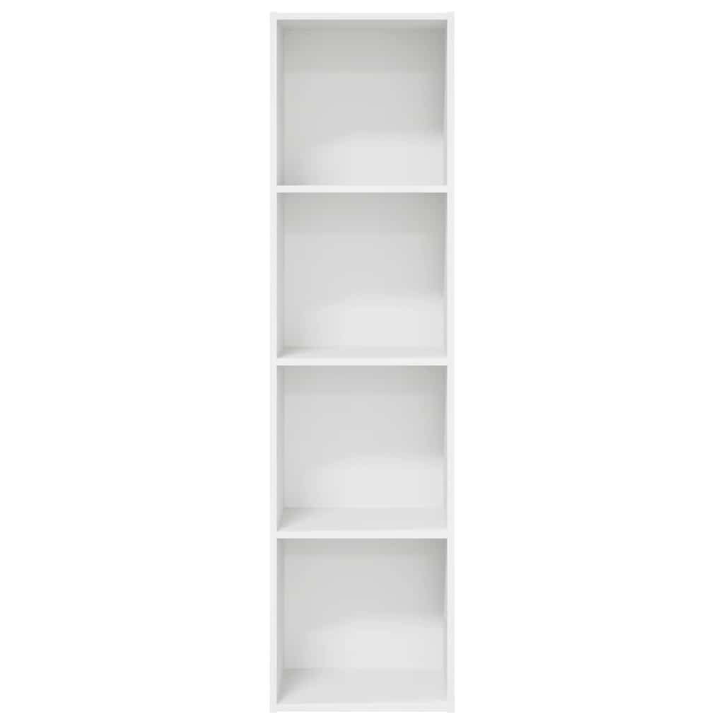 Bibliothèque blanc 40x30x152 cm bois d'ingénierie - XIOS