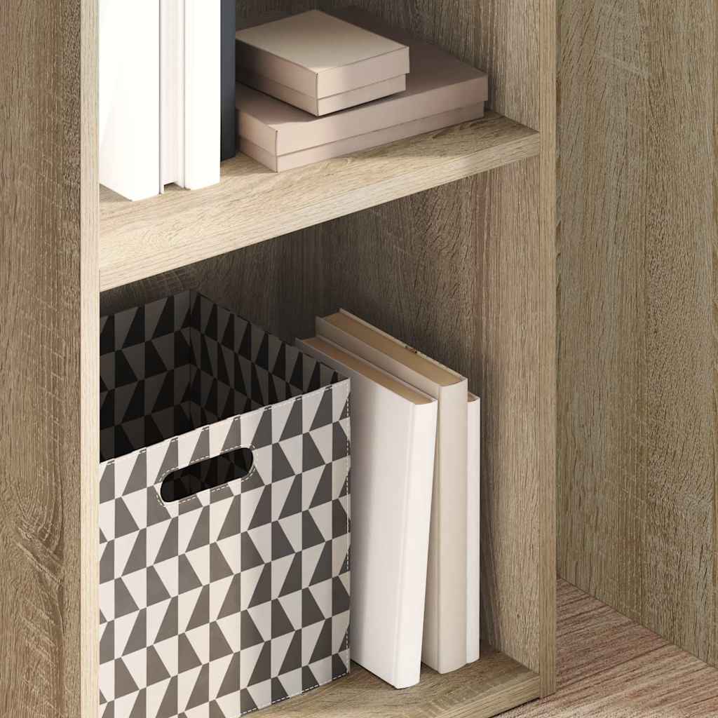 Bibliothèque chêne sonoma 40x30x152 cm bois d'ingénierie - XIOS
