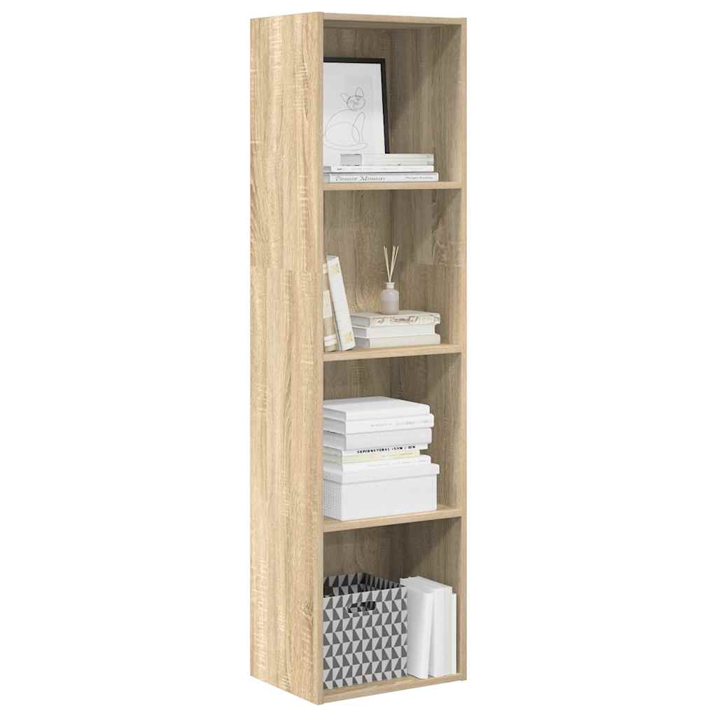 Bibliothèque chêne sonoma 40x30x152 cm bois d'ingénierie - XIOS