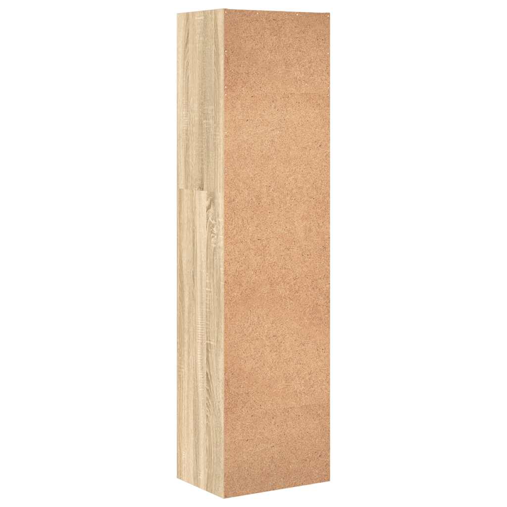 Bibliothèque chêne sonoma 40x30x152 cm bois d'ingénierie - XIOS