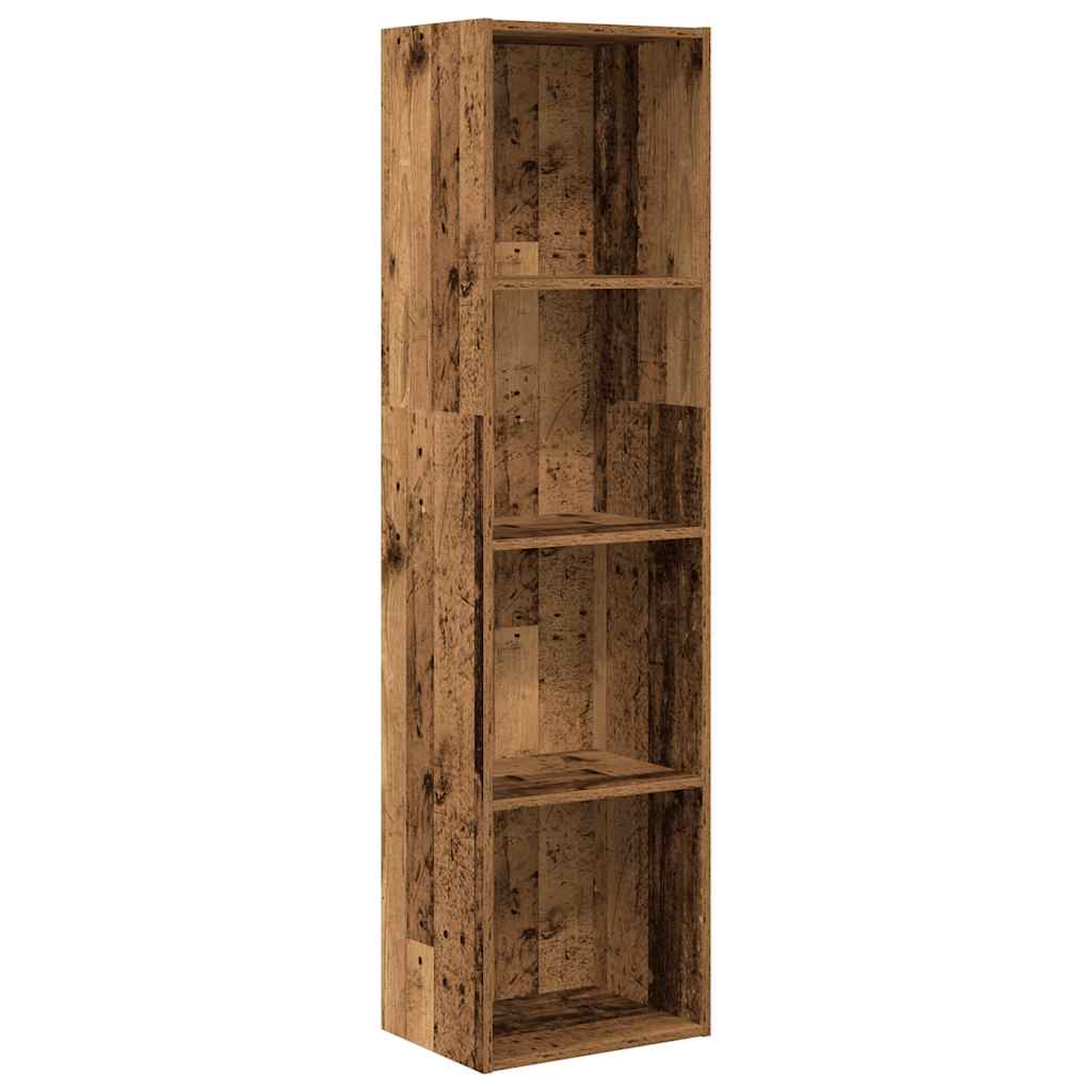 Bibliothèque vieux bois 40x30x152 cm bois d'ingénierie - XIOS