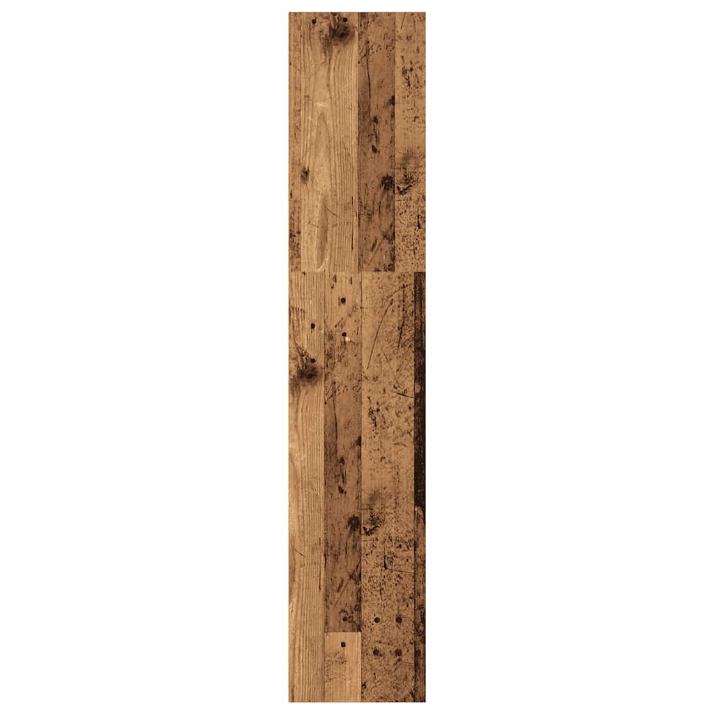 Bibliothèque vieux bois 40x30x152 cm bois d'ingénierie - XIOS