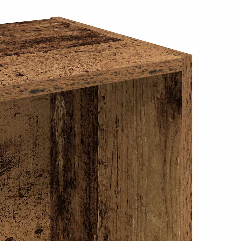 Bibliothèque vieux bois 40x30x152 cm bois d'ingénierie - XIOS