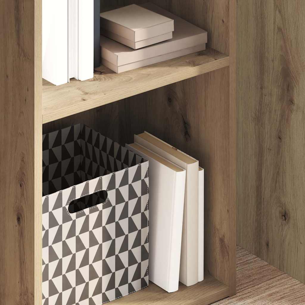 Bibliothèque chêne artisanal 40x30x152 cm bois d'ingénierie - XIOS