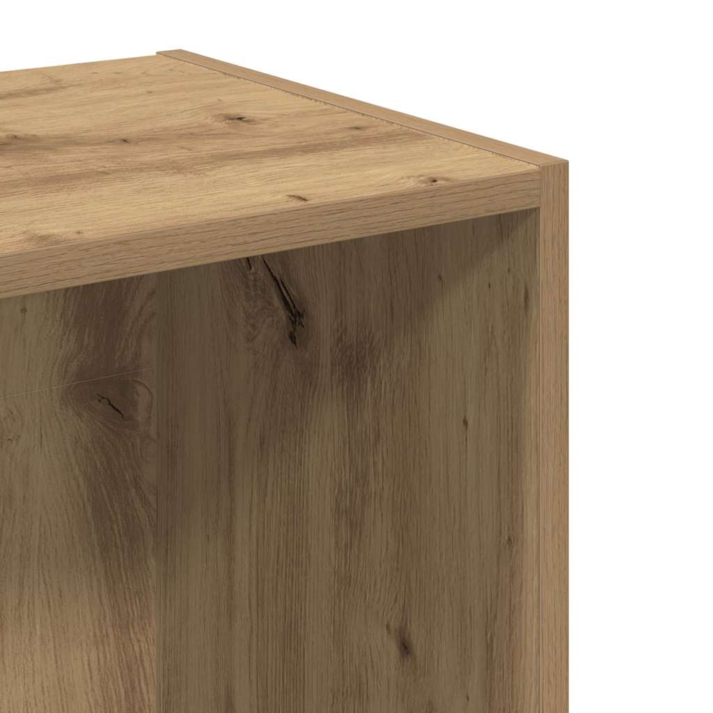 Bibliothèque chêne artisanal 40x30x152 cm bois d'ingénierie - XIOS