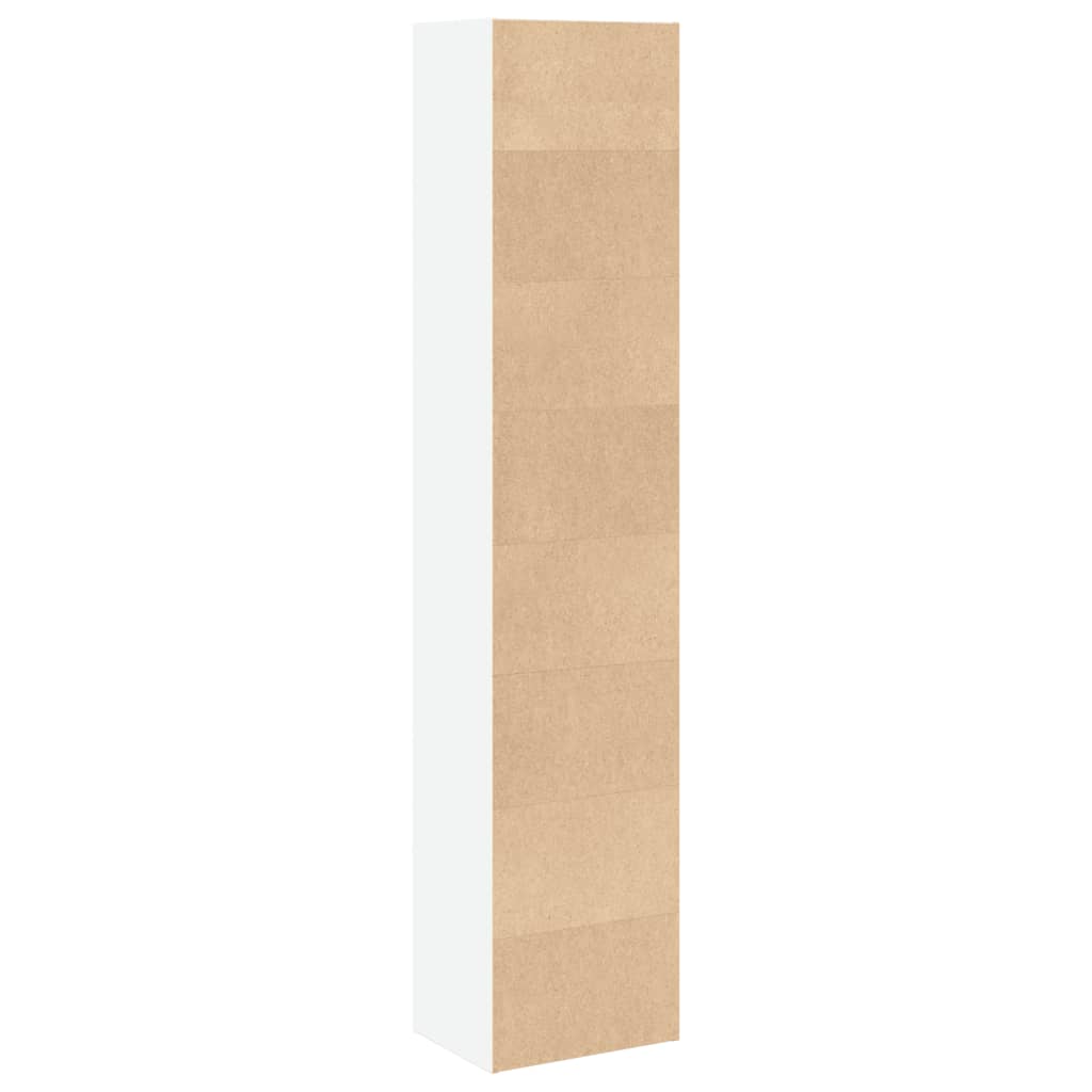Bibliothèque blanc 40x30x189 cm bois d'ingénierie - XIOS