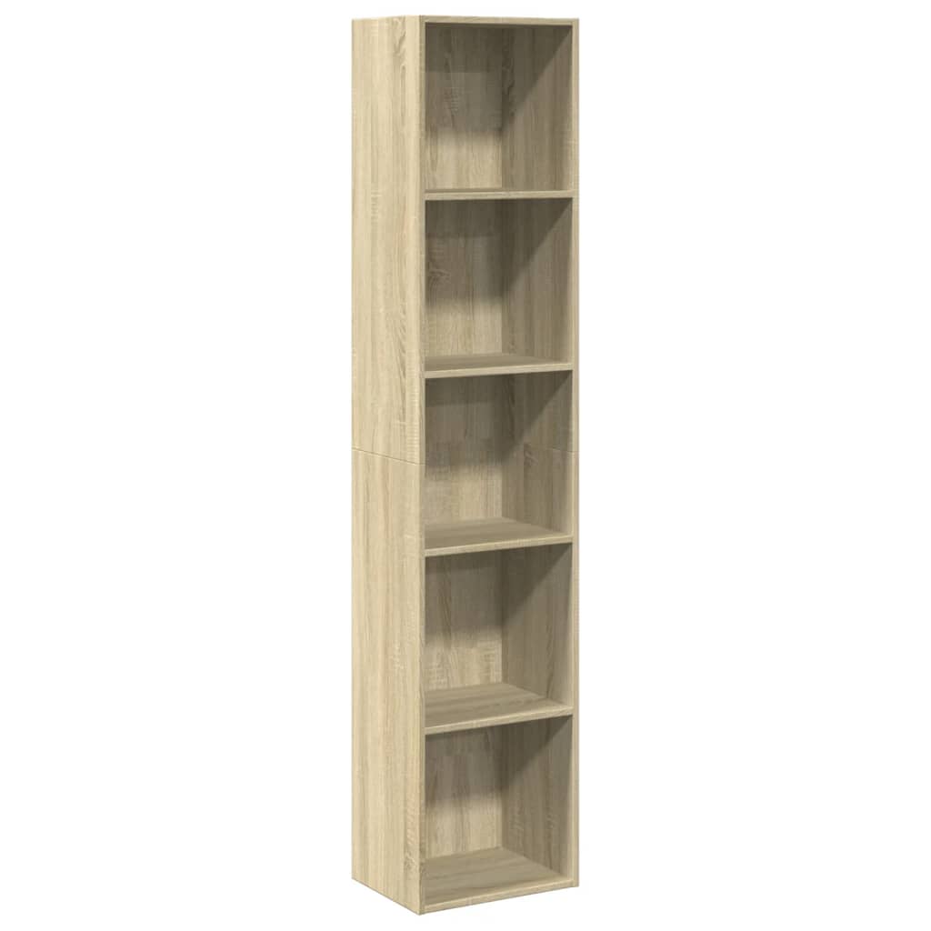 Bibliothèque chêne sonoma 40x30x189 cm bois d'ingénierie - XIOS