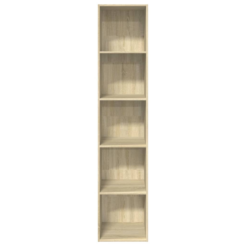Bibliothèque chêne sonoma 40x30x189 cm bois d'ingénierie - XIOS