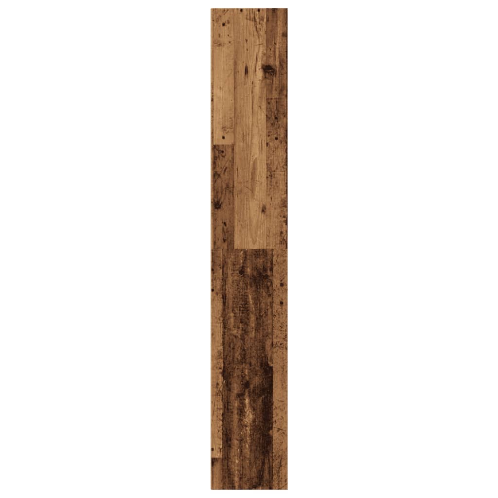 Bibliothèque vieux bois 40x30x189 cm bois d'ingénierie - XIOS