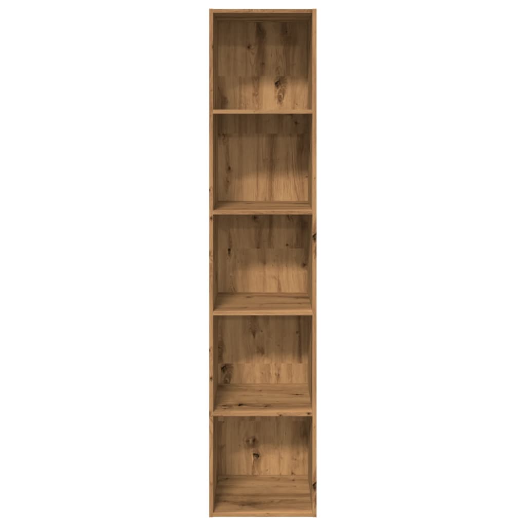 Bibliothèque chêne artisanal 40x30x189 cm bois d'ingénierie - XIOS