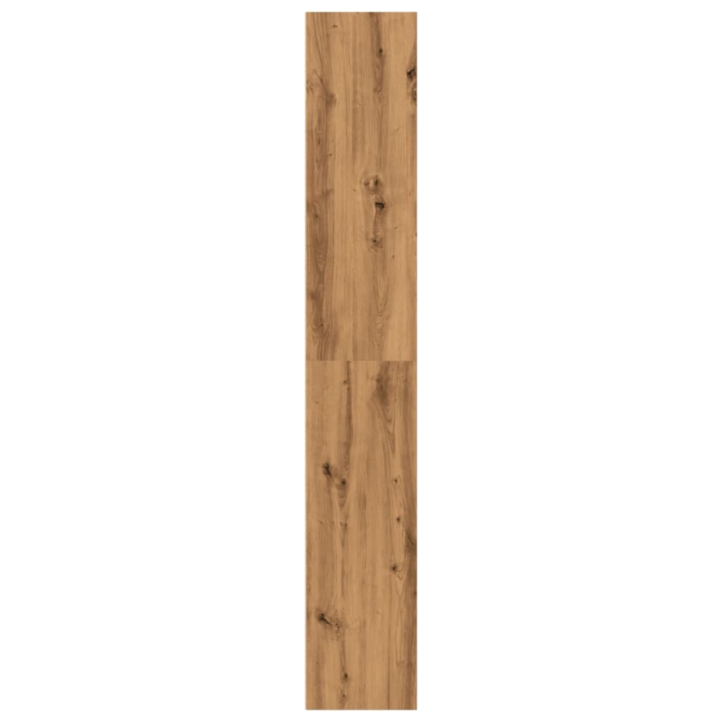 Bibliothèque chêne artisanal 40x30x189 cm bois d'ingénierie - XIOS