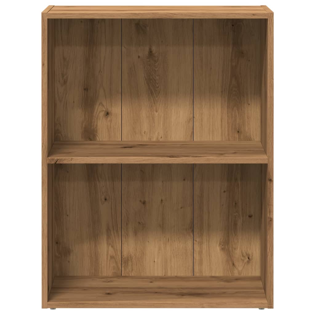 Bibliothèque chêne artisanal 60x30x77 cm bois d'ingénierie - XIOS