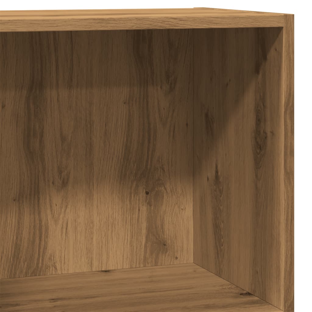 Bibliothèque chêne artisanal 60x30x77 cm bois d'ingénierie - XIOS