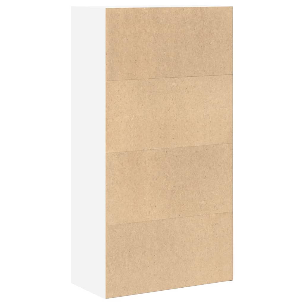 Bibliothèque blanc 60x30x114 cm bois d'ingénierie - XIOS