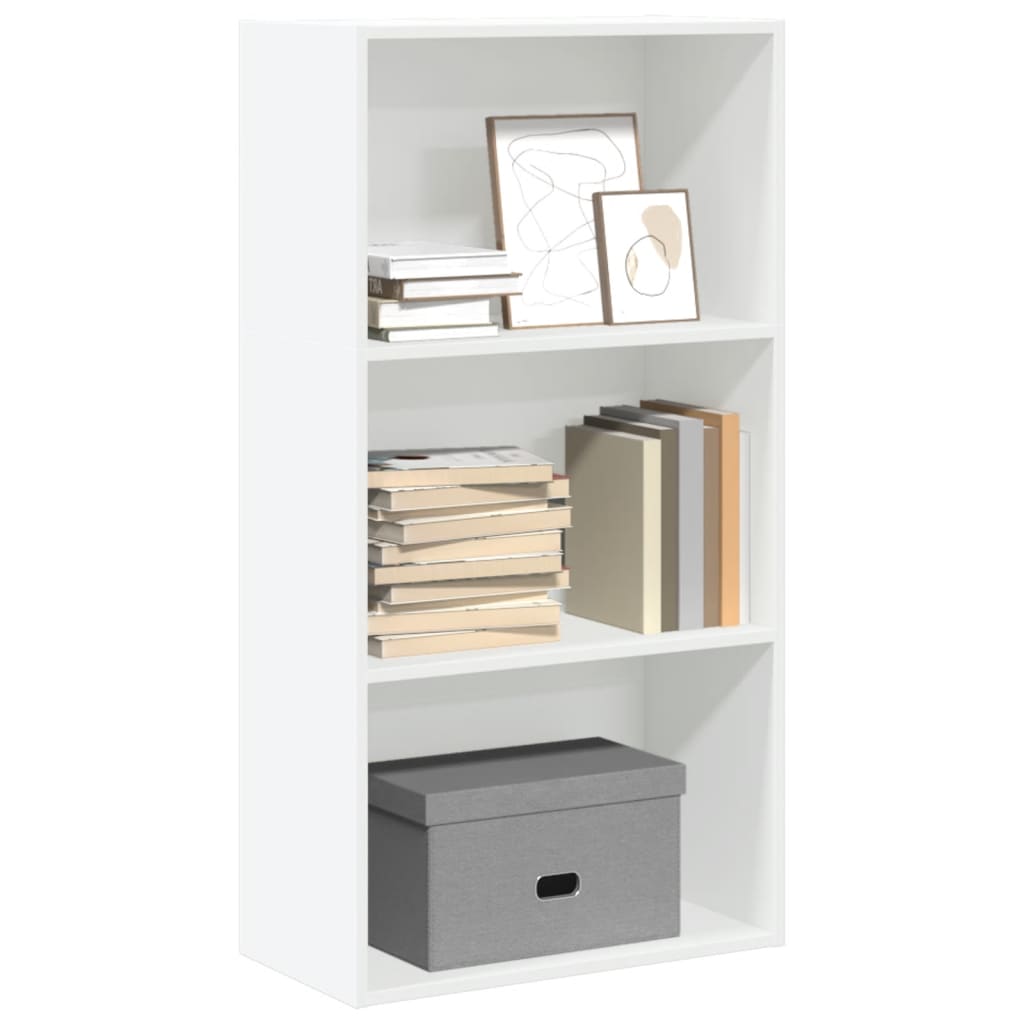 Bibliothèque blanc 60x30x114 cm bois d'ingénierie - XIOS